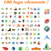 Thumbnail 100 vector logo elements - logo Thumbnail 100 vector logo elements - logo